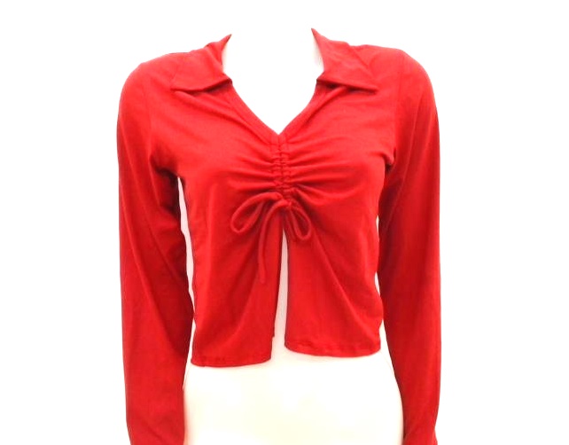 Blusa Armando Ad Fem M/l Viscol Cropped Franzida