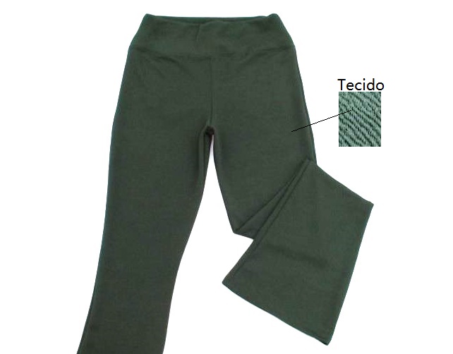 Calça Armando Ad Fem Poliéster Flare 2bolsos