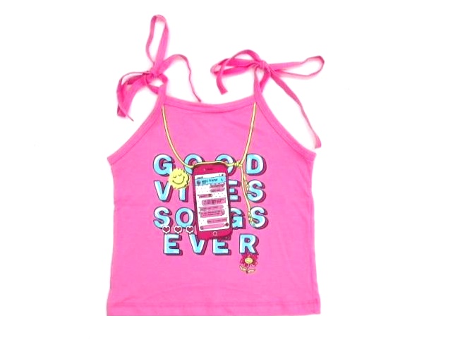 Blusa Fantoni Inf Fem Alça Malha