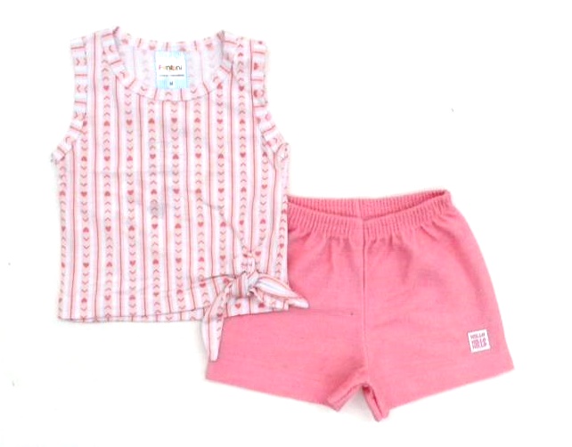 Conjunto Fantoni Bebe Fem Reg Malha Short
