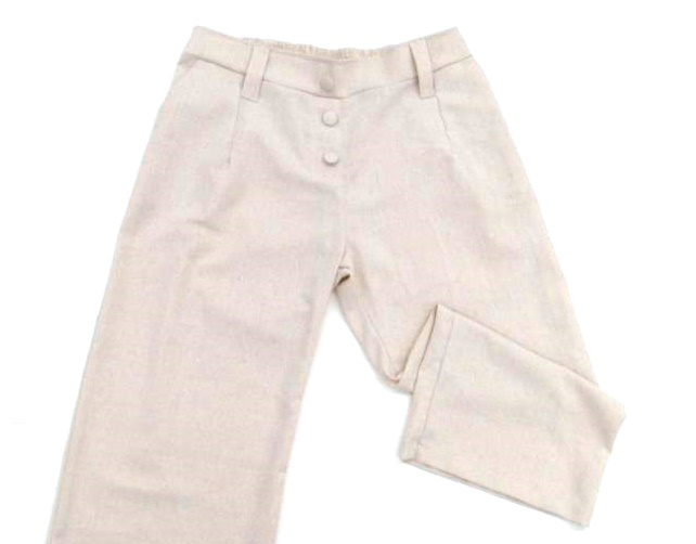 Calça Hand Ad Exg Fem Linho Pantacourt