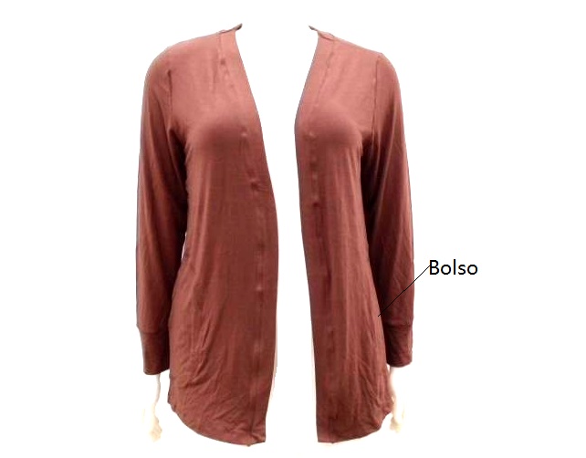 Cardigan E.a.m Ad Exg Fem M/l Viscol