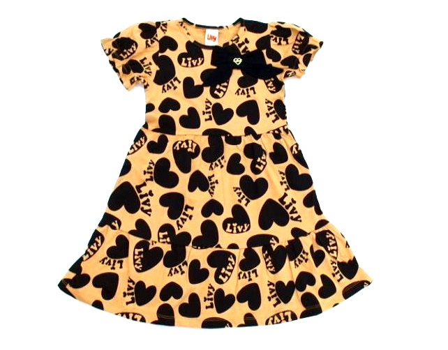 Vestido Livy Inf M/c Malha Estamp