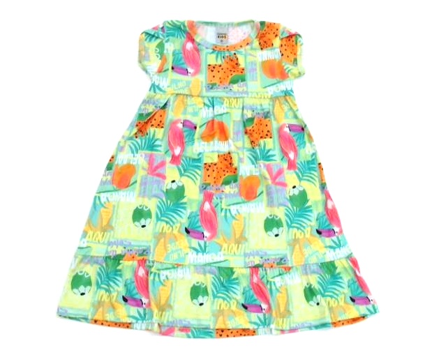 Vestido Semprekids Inf M/c Cotton Sublimado