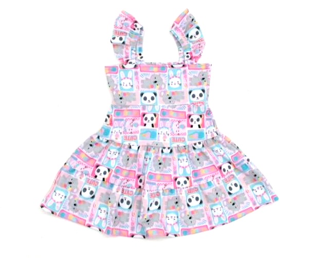 Vestido Viston P.passos Reg Poliéster Estamp