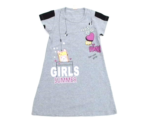 Vestido Viston Inf M/c Cotton