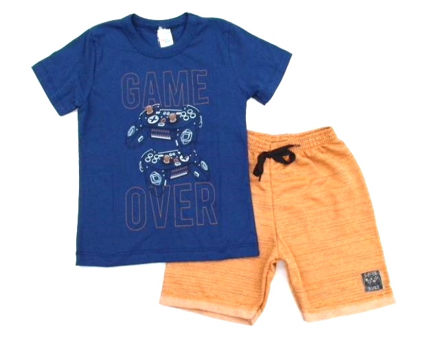 Conjunto Shumakids Inf Masc M/c Malha