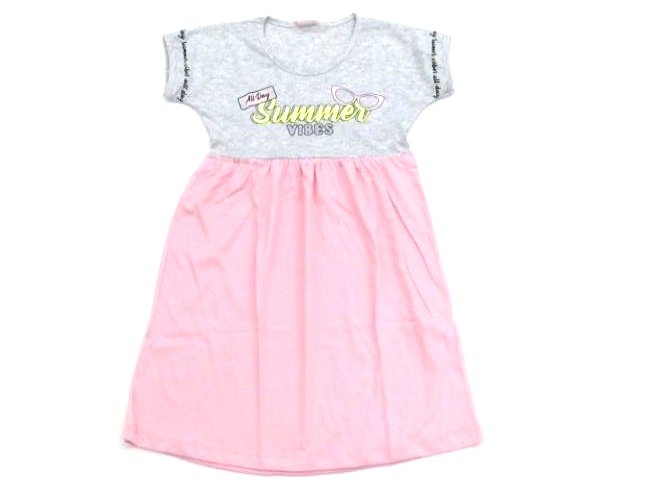 Vestido Wilbertex Inf Mga Jap Malha