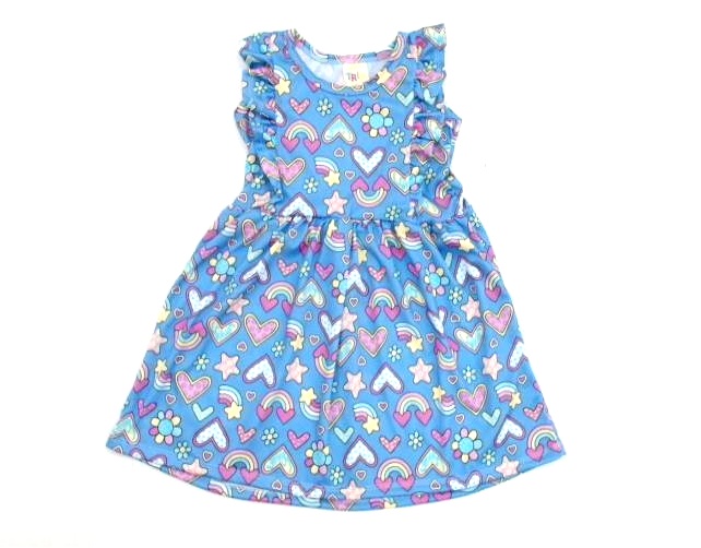 Vestido Trin Inf Mga Jap Poliéster Sublimado