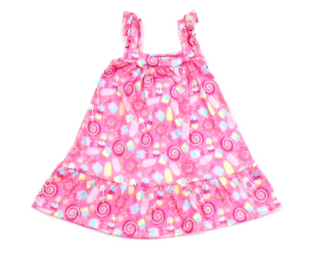 Vestido Trin Inf Reg Poliéster Sublimado