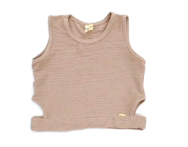 Blusa Trin Juv Fem Reg Poliéster Anarruga Cropped