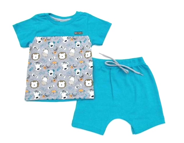Conjunto Jidi Bebe Masc M/c Malha