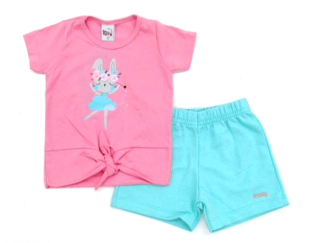 Conjunto Gatutty P.passos Fem M/c Malha Short
