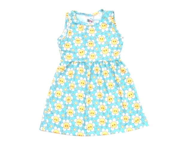 Vestido Gatutty Primeiros Passos Regata Poliéster Estampado