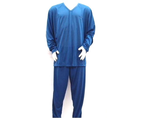 Pijama Jucatel Ad Exg Masc M/l Malha Pv Dec V