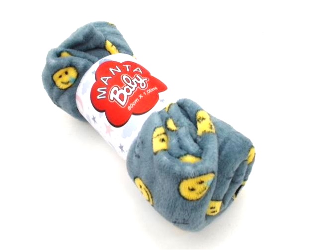 Manta Pacoleon Bebe Peluciada Estamp 80cmx1,00m
