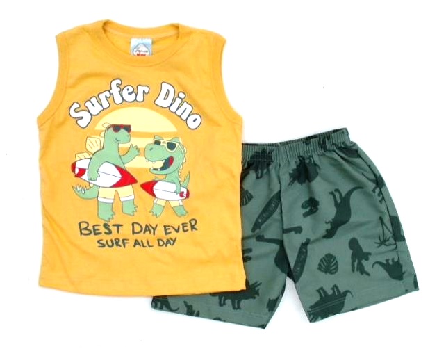 Conjunto Fashionkids P.passos Masc Reg Machão Malh