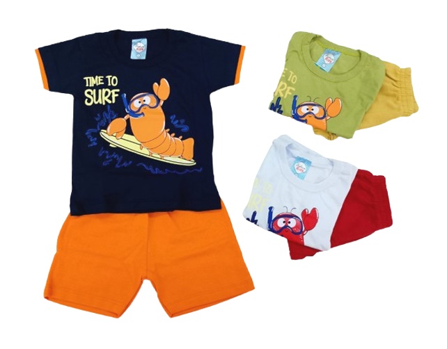 Conjunto Fashionk Primeiros Passos  Manga Curta Malha