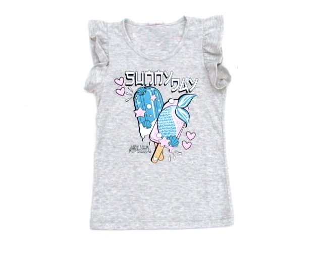 Blusa Fashionkids Inf Fem Mga Jap Malha