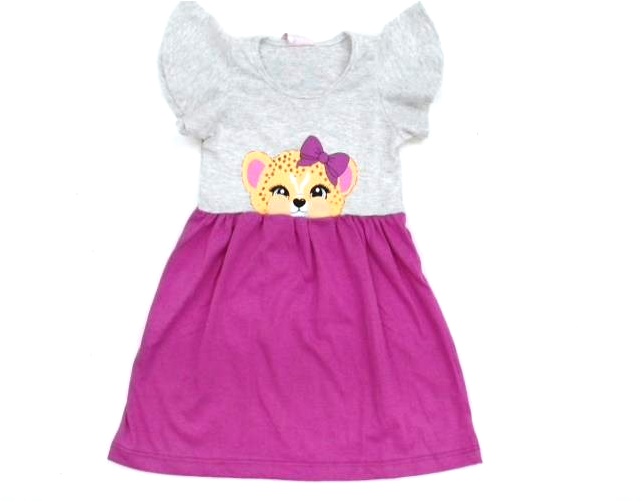 Vestido Fashionkids P.passos M/c Malha