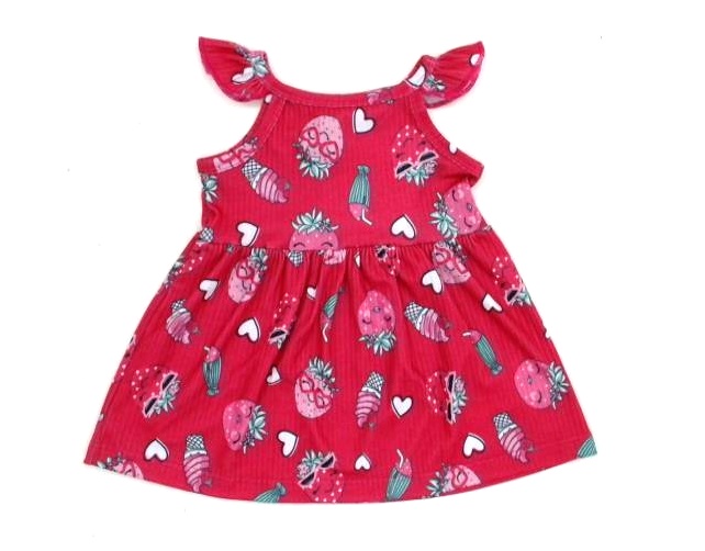 Vestido Fashionkids Bebe Reg Poli Canel Estamp