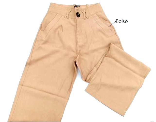 Calça Lannafioli Ad Fem Viscose 4bolsos