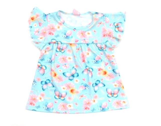 Blusa Faraeli P.passos Fem M/c Poliéster Estamp
