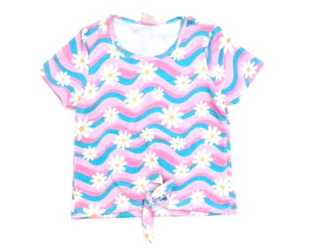 Blusa Faraeli Inf Fem M/c Poliéster Estamp