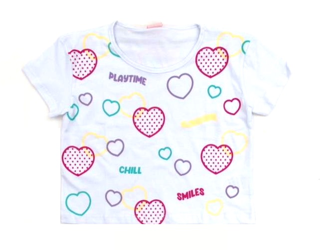 Blusa Rechsul Inf Fem M/c Malha Cropped