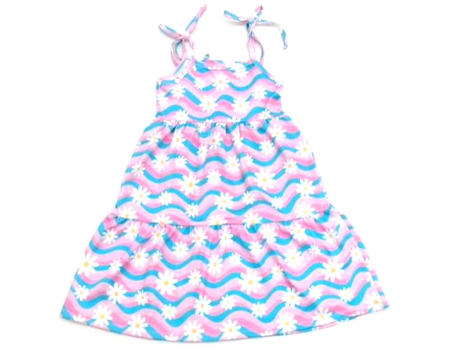 Vestido Faraeli Inf Alça Poliéster Estamp