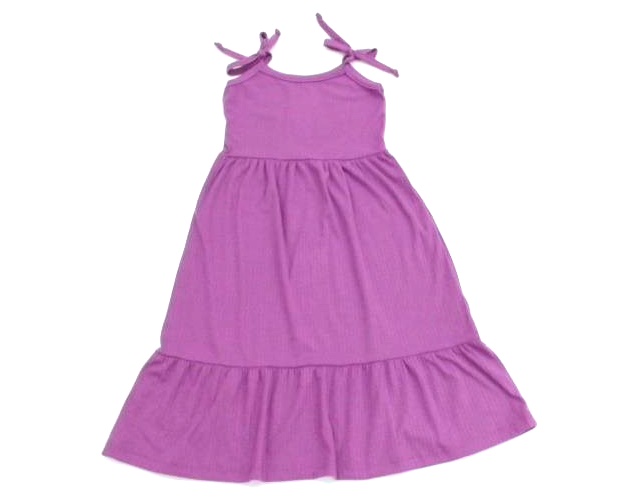 Vestido Rechsul Juv Alça Rib Canel