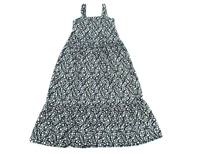 Vestido Faraeli Juv Alça Poliéster Estamp