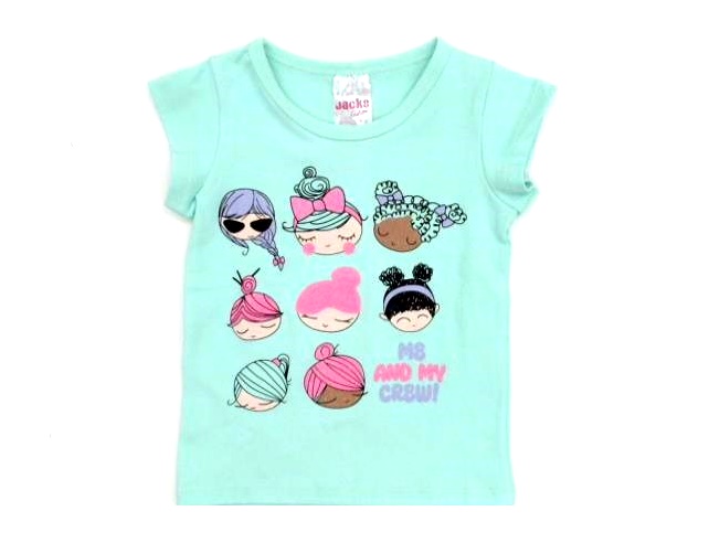 Blusa Jacks Primeiros Passos  Manga Curta Cotton