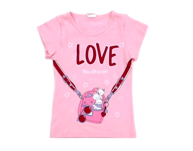 Blusa Jacks Inf Fem M/c Cotton