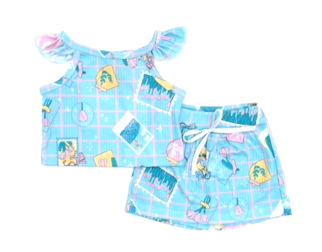 Conjunto Pimentinha Bebe Fem Reg Poli Canel Short-
