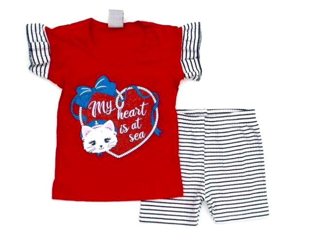 Conjunto Pimentinha P.passos Fem M/c Cotton Short