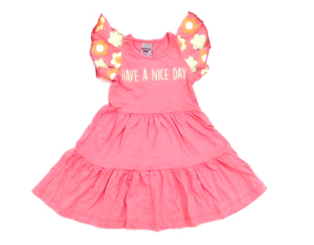 Vestido Pimentinha Primeiros Passos Manga Curta Malha