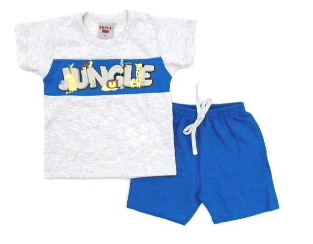 Conjunto Pimentinha Bebe Masc M/c Malha