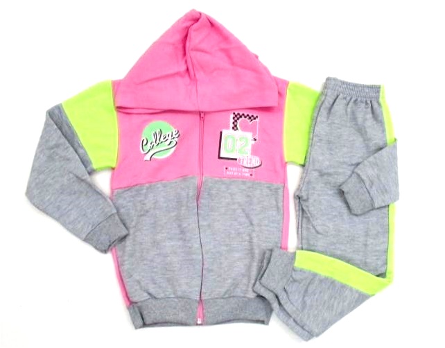 Conjunto Viston Inf Fem Mol Capuz Calça