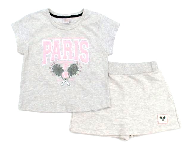 Conjunto Pitiluka Juv Fem M/c Malha Short-saia