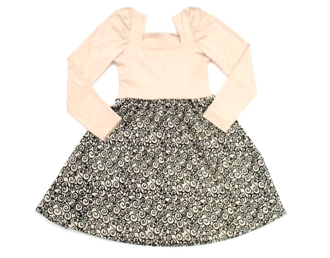 Vestido Ninamoleka Inf M/l Viscol Poliéster