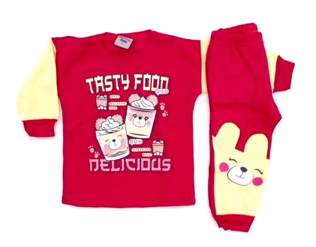 Conjunto Pimentinha Bebe Fem Mol Calça