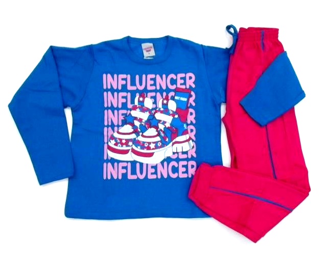 Conjunto Pimentinha Inf Fem Mol Cropped Calça