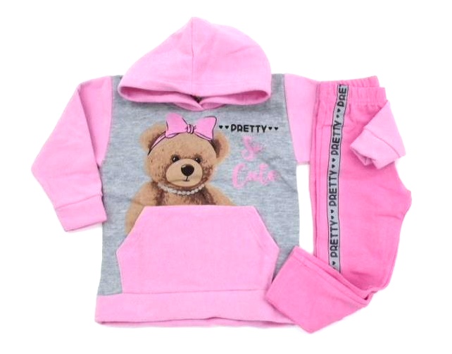 Conjunto Didiene Primeiros Passos Plush Moletom Capuz