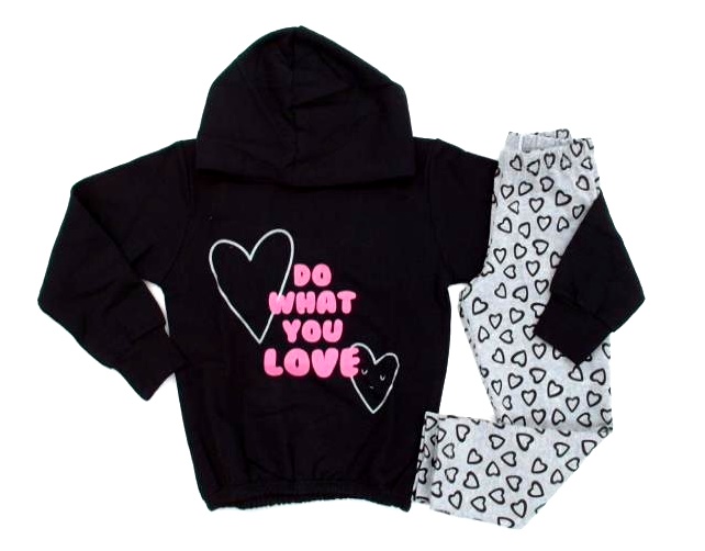 Conjunto Jeitodoce Primeiros Passos Moletom Capuz Legging