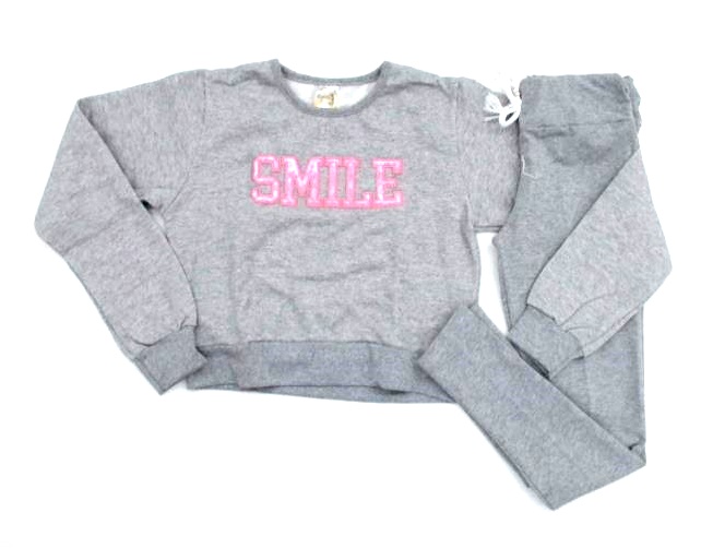Conjunto Jeitodoce Inf Fem Mol Cropped Legging
