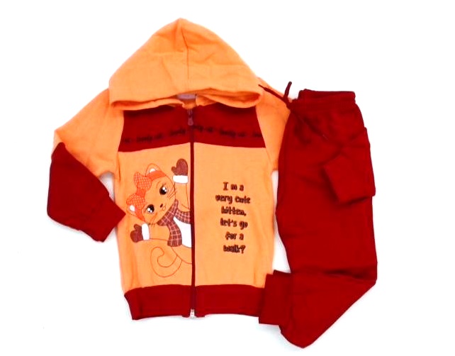 Conjunto Wilbertex Primeiros Passos Moletom Capuz Calça