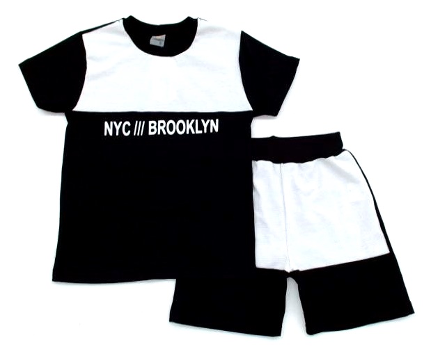 Conjunto Carammelo Infantil Masculino Manga Curta Malha