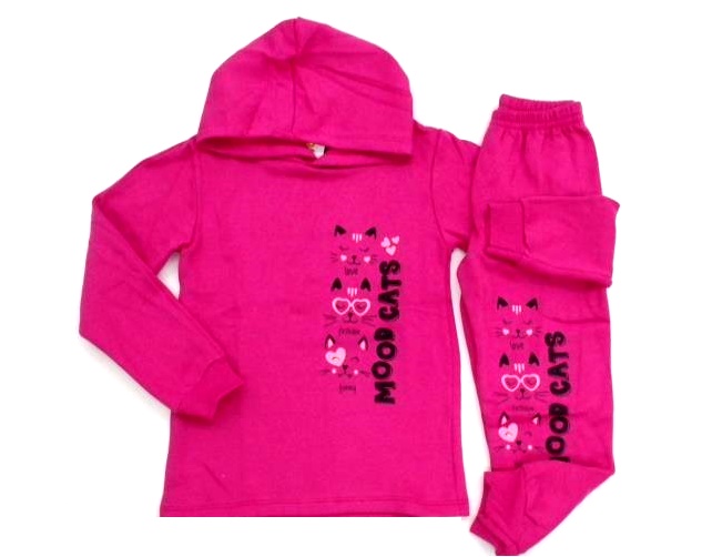 Conjunto Pho Inf Fem Mol Capuz Calça