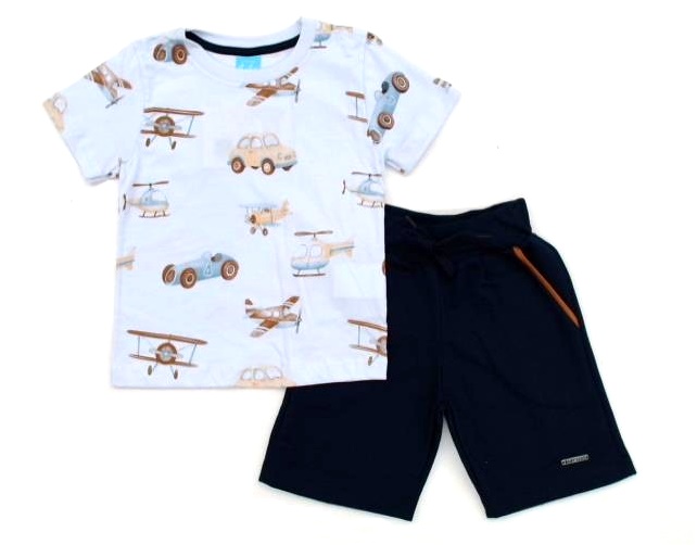 Conjunto Babyvest P.passos Masc M/c Malha
